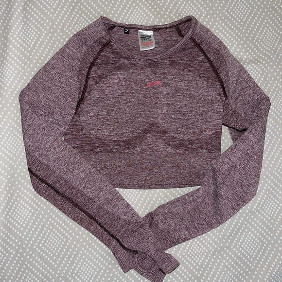 Gymshark Tops - Gymshark crop long sleeve
